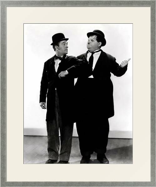 Постер Laurel & Hardy с типом исполнения Под стеклом в багетной раме 1727.2510