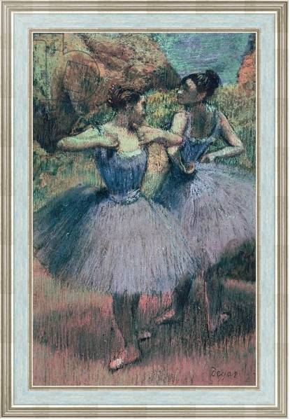 Постер Dancers in Violet с типом исполнения На холсте в раме в багетной раме NA053.0.114