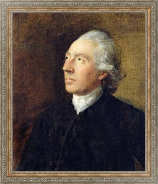 Постер The Rev. Humphrey Gainsborough, c.1770-4 с типом исполнения На холсте в раме в багетной раме 484.M48.310