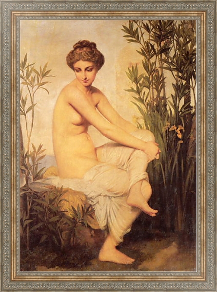 Постер Baigneuse antique с типом исполнения На холсте в раме в багетной раме 484.M48.310