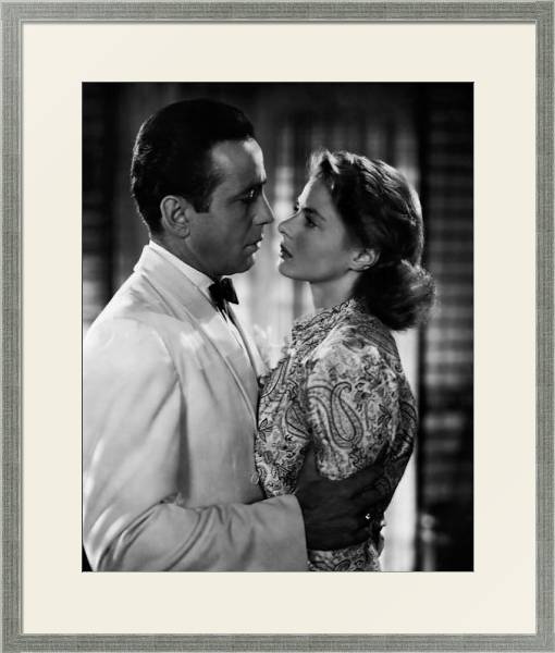 Постер Bogart, Humphrey (Casablanca) 4 с типом исполнения Под стеклом в багетной раме 1727.2510