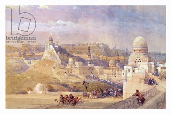Постер The Citadel of Cairo, Residence of Mehmet Ali, 1842-49 с типом исполнения На холсте в раме в багетной раме 221-03