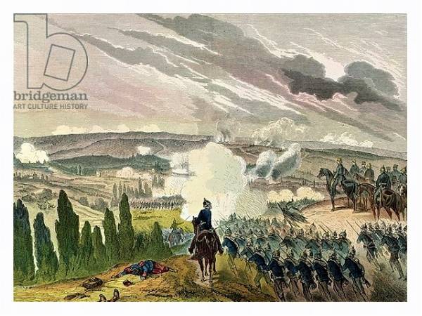 Постер The Battle of Sedan, 1st September 1870 с типом исполнения На холсте в раме в багетной раме 221-03