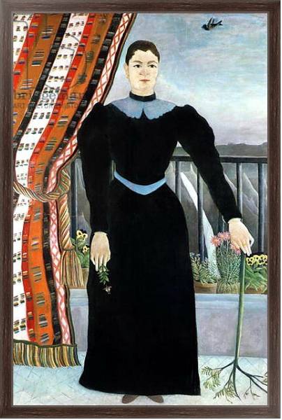 Постер Portrait of a Woman, 1895 с типом исполнения На холсте в раме в багетной раме 221-02
