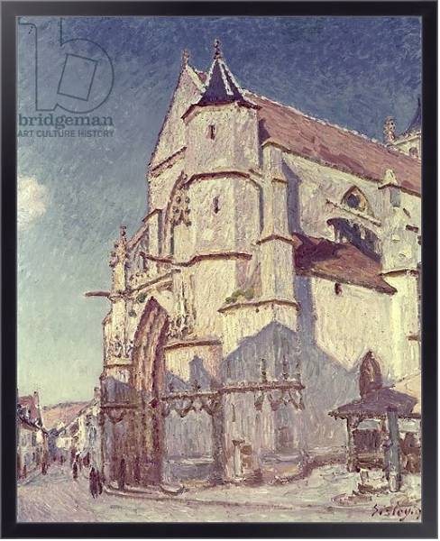 Постер The Church at Moret, 1894 с типом исполнения На холсте в раме в багетной раме 221-01