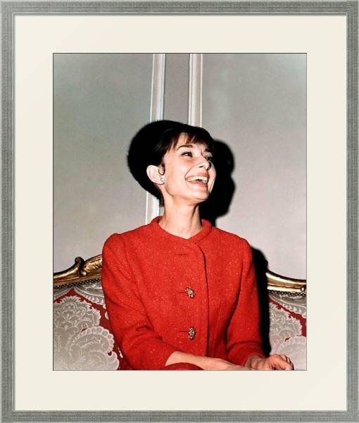 Постер Hepburn, Audrey 64 с типом исполнения Под стеклом в багетной раме 1727.2510