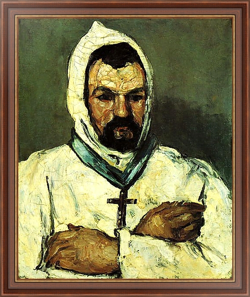 Постер Портрет дяди Доминика в монашеском облачении с типом исполнения На холсте в раме в багетной раме 35-M719P-83