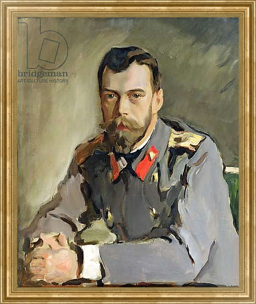 Постер Portrait of Nicholas II, 1900 1 с типом исполнения На холсте в раме в багетной раме NA033.1.051