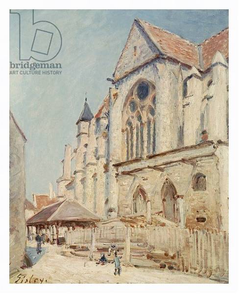 Постер The Church at Moret с типом исполнения На холсте в раме в багетной раме 221-03