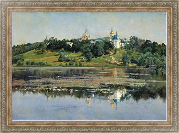 Постер Звенигород с типом исполнения На холсте в раме в багетной раме 484.M48.310