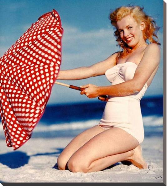Постер Monroe, Marilyn 29 с типом исполнения На холсте без рамы