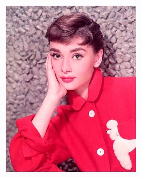 Постер Hepburn, Audrey 30 с типом исполнения На холсте в раме в багетной раме 221-03