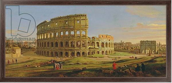 Постер The Colosseum с типом исполнения На холсте в раме в багетной раме 221-02