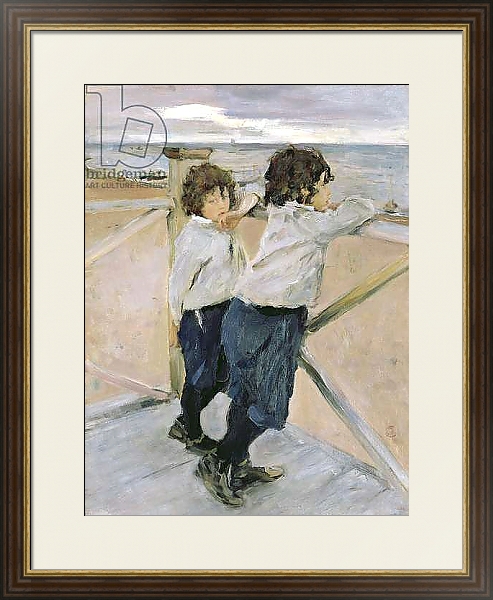 Постер Two Boys, 1899 с типом исполнения Под стеклом в багетной раме 1.023.036
