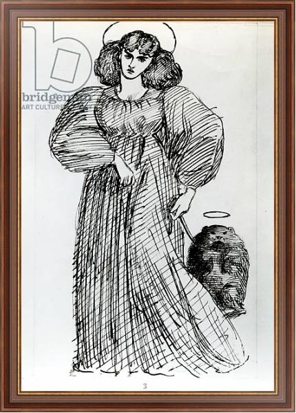 Постер Mrs. Morris and the Wombat, 1869 с типом исполнения На холсте в раме в багетной раме 35-M719P-83