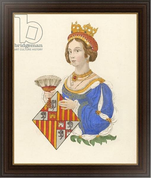 Постер Queen Johanna of Castile с типом исполнения На холсте в раме в багетной раме 1.023.151