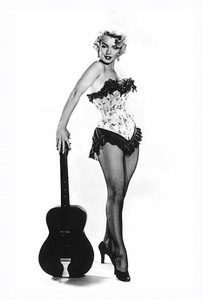 Постер Monroe, Marilyn 74 с типом исполнения На холсте в раме в багетной раме 221-03