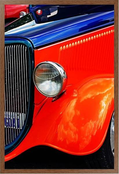 Постер Ретро-авто 2 с типом исполнения На холсте в раме в багетной раме 1727.4310