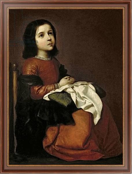 Постер The Childhood of the Virgin, c.1660 с типом исполнения На холсте в раме в багетной раме 35-M719P-83