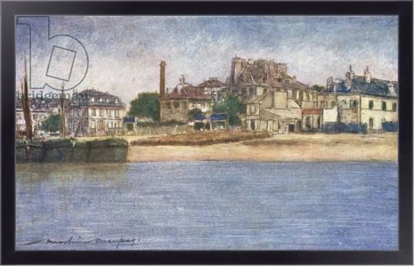 Постер The Seine near Charenton с типом исполнения На холсте в раме в багетной раме 221-01