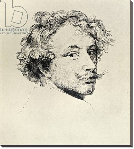 Постер Self portrait, from 'The Print-Collector's Handbook' by Alfred Whitman с типом исполнения На холсте без рамы