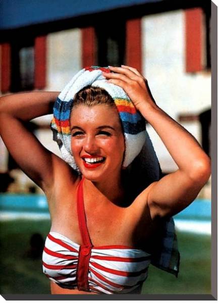 Постер Monroe, Marilyn 57 с типом исполнения На холсте без рамы