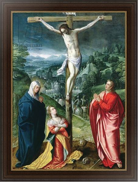 Постер The Crucifixion с типом исполнения На холсте в раме в багетной раме 1.023.151