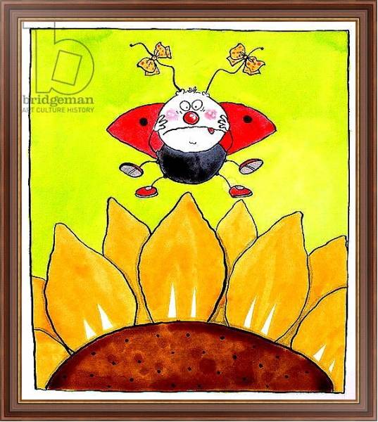Постер Ladybird с типом исполнения На холсте в раме в багетной раме 35-M719P-83