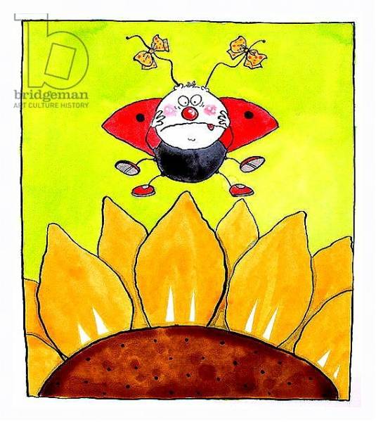 Постер Ladybird с типом исполнения На холсте в раме в багетной раме 221-03