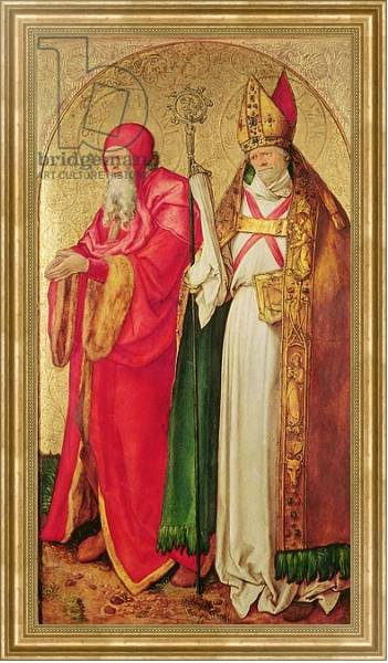 Постер Saint Simeon and Saint Lazarus, c.1503 с типом исполнения На холсте в раме в багетной раме NA033.1.051