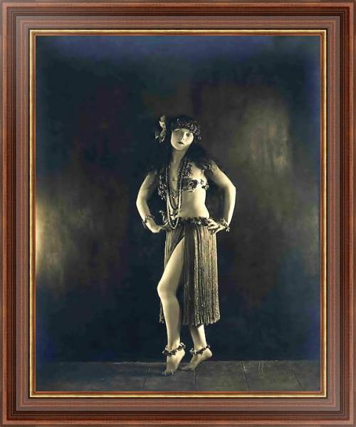 Постер Gray, Gilda с типом исполнения На холсте в раме в багетной раме 35-M719P-83