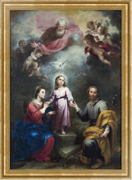 Постер Небесные и земные Троицы с типом исполнения На холсте в раме в багетной раме NA033.1.051