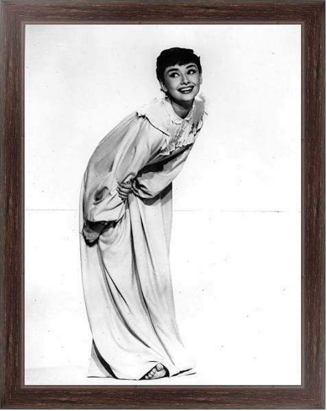 Постер Хепберн Одри 75 с типом исполнения На холсте в раме в багетной раме 221-02