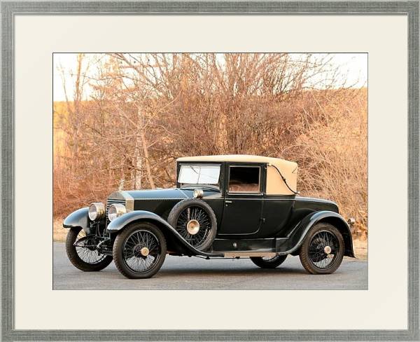 Постер Rolls-Royce 20 2-door Landau Coupe by Locke '1925 с типом исполнения Под стеклом в багетной раме 1727.2510