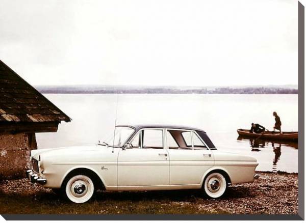 Постер Ford Taunus 12M Sedan (P4) '1962–66 с типом исполнения На холсте без рамы