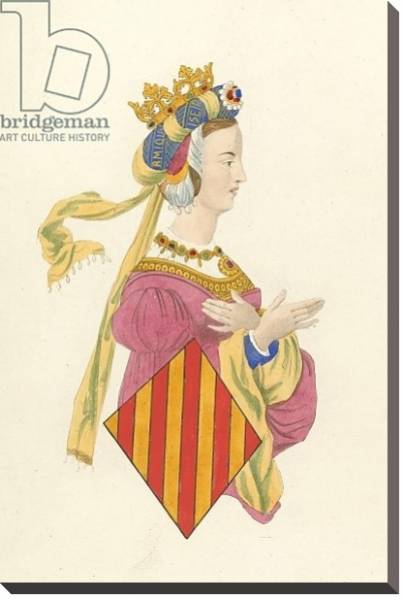 Постер Queen Leanora of Arragon с типом исполнения На холсте без рамы