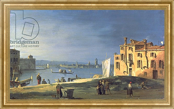 Постер View of Venice 3 с типом исполнения На холсте в раме в багетной раме NA033.1.051