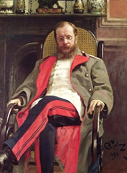 Постер Portrait of Cesar Cui, 1890 с типом исполнения На холсте без рамы