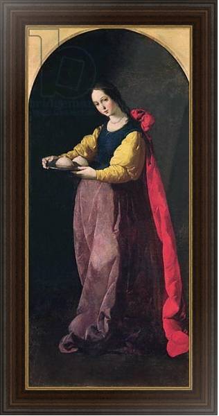 Постер St. Agatha с типом исполнения На холсте в раме в багетной раме 1.023.151