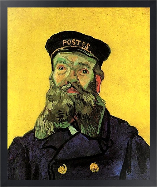 Постер Портрет почтальона Жозефа Рулена с типом исполнения На холсте в раме в багетной раме 1727.8010