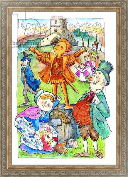Постер The Happy Prince с типом исполнения На холсте в раме в багетной раме 484.M48.310