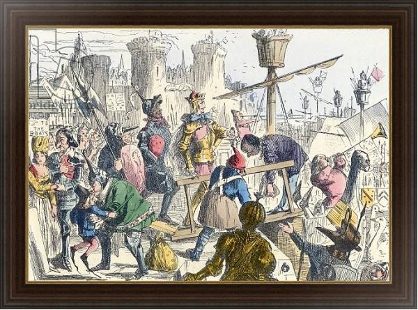 Постер Embarkation of king Henry V at Southampton с типом исполнения На холсте в раме в багетной раме 1.023.151