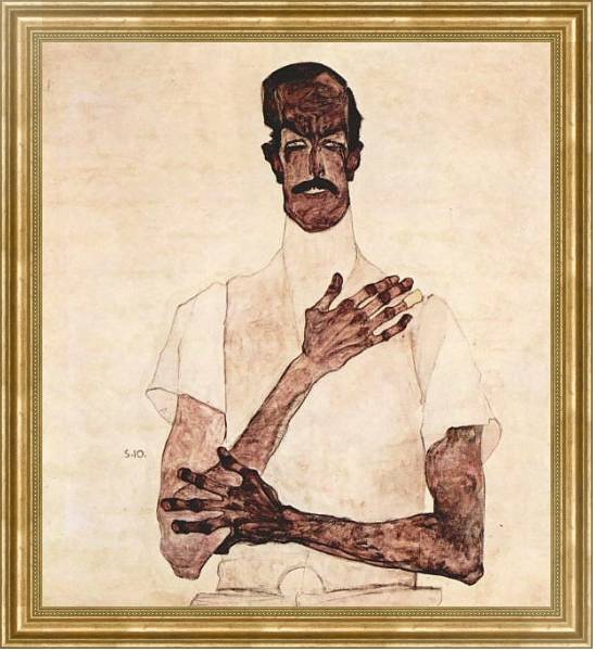 Постер Портрет Эрвина фон Граффа с типом исполнения На холсте в раме в багетной раме NA033.1.051
