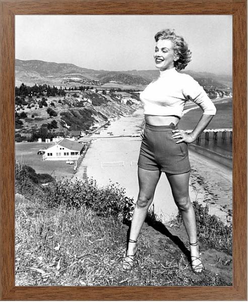 Постер Monroe, Marilyn 87 с типом исполнения На холсте в раме в багетной раме 1727.4310