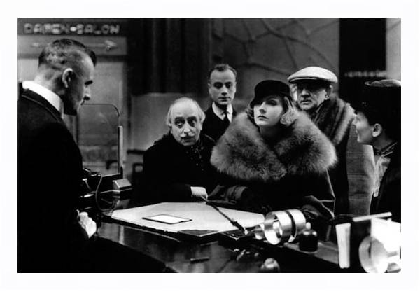 Постер Garbo, Greta (Grand Hotel) 3 с типом исполнения На холсте в раме в багетной раме 221-03