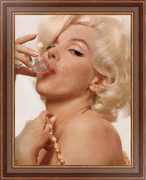 Постер Monroe, Marilyn 66 с типом исполнения На холсте в раме в багетной раме 35-M719P-83