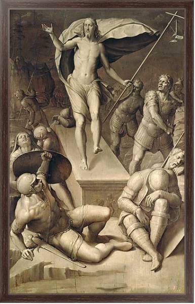 Постер Resurrection of Christ с типом исполнения На холсте в раме в багетной раме 221-02