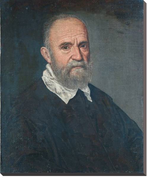 Постер Портрет мужчины с бородой с типом исполнения На холсте без рамы