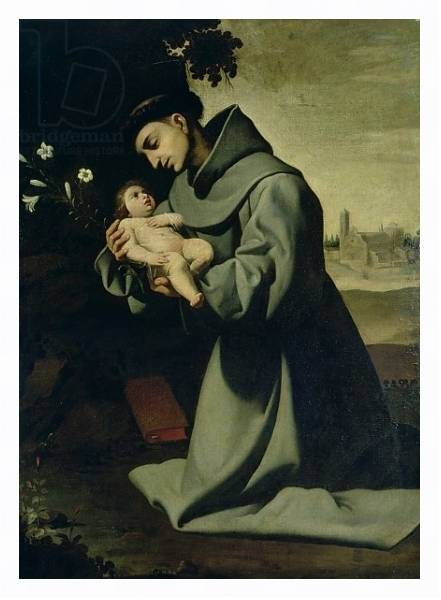 Постер St. Anthony of Padua с типом исполнения На холсте в раме в багетной раме 221-03