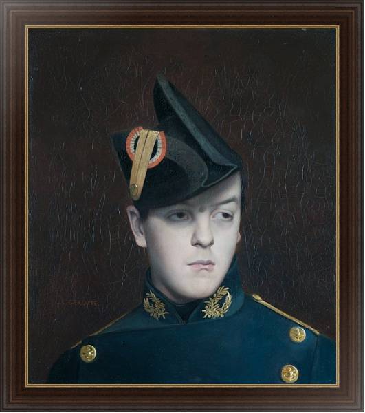 Постер Портрет Армана Жерома с типом исполнения На холсте в раме в багетной раме 1.023.151